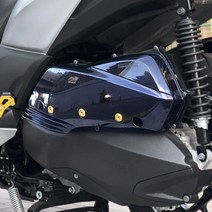 2022 XMAX300 튜닝 에어클리너 케이스 투명 에어필터 커버 야마하 엑스맥스 17-22년, Blue - 블루
