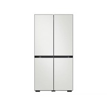 삼성 비스포크 4도어 냉장고 1등급 글라스 새틴화이트 870L RF85B9131AP 바름