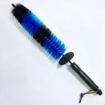 자동차 휠 림 디테일링 브러시 길고 부드러운 타이어 워시 오토바이 트럭 모터 엔진 그릴 청소 도구 키트, [03] 파란