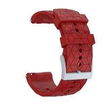 순토 다이빙컴퓨터시계 suunto 9 baro 9 spartan 실리콘 스트랩 용 suunto 7sports 스마트 시계 교체 팔찌, 빨간색, 24mm