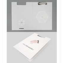 클립보드 서류철 메뉴판, 제품선택, 딸기 체크