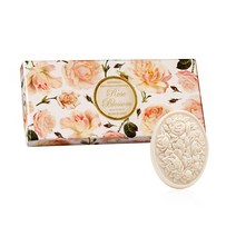 사프비누 이태리 장인 프리미엄 명품향수 비누 장미향 / 피렌체에서온 향수바디바 / 바디워시 대용 / 이탈리아 수제 작품비누 집들이선물 신혼부부선물 답례품 선물세트, 3개입, 125g