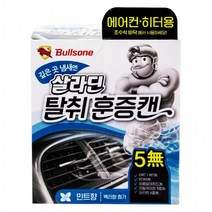 불스원 살라딘 에어컨 히터용 탈취 훈증캔 민트향 48g, 상세페이지 참조