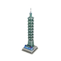 LED 타이페이101 3D 입체퍼즐 종이퍼즐 랜드마크 대만