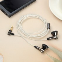 가수인이어 이어폰 JCALLY EP09 베릴륨 다이나믹 인 이어 이어폰베이스 뮤직 버드 산소 프리 구리 실버 도, 02 Silver no mic, 02 Silver no mic