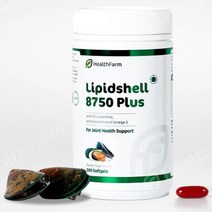 HEALTHFARM 헬스팜 리피드쉘 8750 플러스 초록입홍합 with 글루코사민 오메가3 300소프트젤캡슐