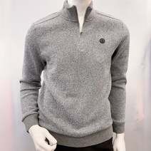 [엘르골프BC]남성 겨울 골프 니트 라이크 기모 소재 반집업 목크넥 스웨터6G-734038222]