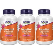 나우푸드 이노시톨 500mg 베지 캡슐, 3개
