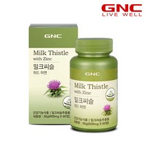 [GNC] 밀크씨슬 위드 아연 (60정) 30일분_50973, 1개, 단품, 60정