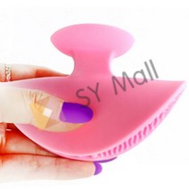 SY몰 브러쉬 세척패드 핑크 브러쉬청소 화장브러쉬세척 파운데이션브러쉬세척