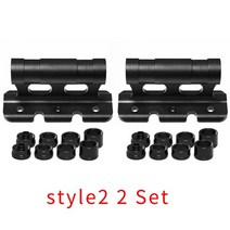 자전거캐링백 자전거 짐받이가방 뒷바구니 미니벨로가방 세트 자동차 루프 마운트 랙 보관 운송 프론트 포크 블록 마운트 랙 퀵 릴리스 스루 액슬 캐리어, 스타일 2 2 세트