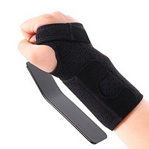 txj 스포츠 손목 터널 손목 보호대 여성용 야간 지원 남성 왼쪽 오른손 척골 손목 통증 신경 보호대 손 교정기 손목 지원 (오른손 1 팩)