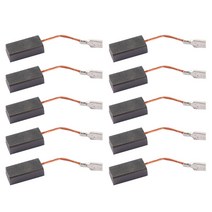 10pcs 스프링 카본 브러시 각도 그라인더 카본 브러시 전기 모터 전동 공구, 6-100#