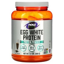 Now Foods 나우 푸드 스포츠 계란 흰자 단백질 크리미 초콜릿 맛 680g (1.5lbs), 1.5 파운드, 1.5 파운드