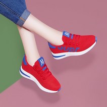 고스트 댄스 신발 여성용 메쉬 소프트 솔 라이트 셔플 레드 여행 봄과 가을 새로운 스포츠 운동화