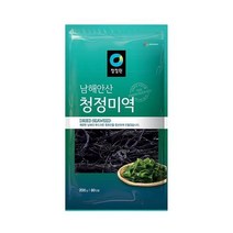 청정원 맛있는밑반찬 남해안산 청정 미역 80인분 맛있는 200g 돌답례품 냉국 간단한요리 간편식, 31개