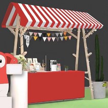 플리마켓 매대 부스 진열대 가판대 행사 판매대 행사용, 블루 150x60x200cm 고정식