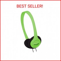 Koss KPH7G 휴대용 On-Ear 헤드폰 with Adjustable Headband - Green