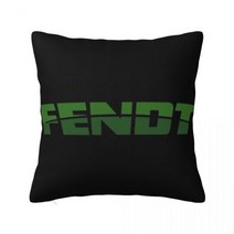 Fendt-농업 기계 사각 베개 케이스 폴리에스터 베개 커버 벨벳 쿠션 지퍼 장식 편안한 가정용 베개, 1, 66x66cm