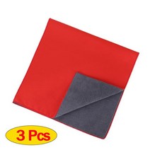 세차 유지보수 세차기 스펀지마이크로 화이버 타월 자동차 인테리어 드라이 클리닝 걸레 자동차 유리 액세서리 자세히 자동 가전 주방 타월 세척 도구, 3pcs-레드, 사이즈-30x30cm