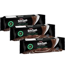 Tim Tam Biscuits Deluxe Dark Choc Mint 호주 팀탐 비스켓 디럭스 다크 초코 민트 175g 3팩 과자