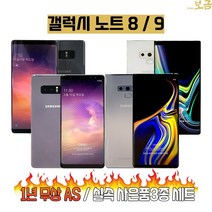 갤럭시노트8 갤럭시노트9 중고폰 공기계 알뜰폰 자급제 리퍼폰 중고, 갤럭시노트8 256GB, 특S급, 딥씨 블루