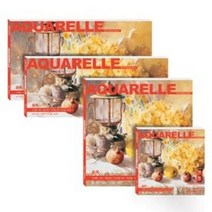 세르지오 아쿠아렐 수채화패드 300g 12매 중목 스케치북 / 옵션선택, 32x13.5cm