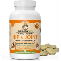 마콘도 펫 힙 조인트 도그 서플리먼트 60 count