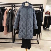 막스카라 HY 집업후드 스트링 구스 패딩코트 M24PDJ704ME