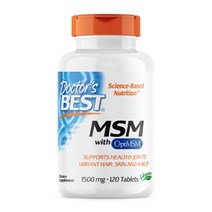닥터스베스트 MSM 식이유황 1500mg 120타블렛 엠에스엠, 기본, 120정, 1개