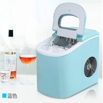 실타래빙수 눈꽃빙수기 우유빙수기계 소형 상업용 자동 제빙기 가정용 아이스 큐브 바 커피 숍, 파란+220V+UK