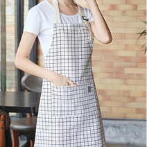 목공용앞치마 목수 공방 고급 남성 공구 앞치마 1Pcs 간단한 리넨 남자 여자 4 색 사용 가능한 큰 크기 조, 01 WHITE