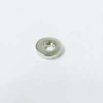 네오디움 원형 사라 자석 (지름 15mm X 두께 3mm)홀 6.5mm-4.2mm (자석등급N35)