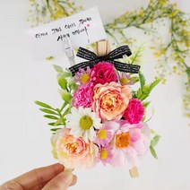 가더GADE 미니화환 납골당리스 미니어쳐 장식 조화꽃 꾸미기 추모용 봉안당, 2Y) No.1) PK