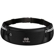 SABU 러닝벨트, 블랙, 블랙