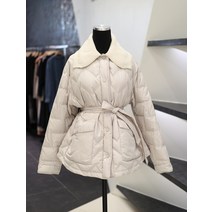 보브 구스다운 니티드 카라 패딩 자켓 7122417504