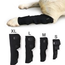 강아지 고양이 관절 슬개골 보호대 다리 무릎 뒷다리 중소형 대형 보조기 2pc 개 도움 상처 부상 후방 부상당한 보호 붕대 패드 지원 중괄호 압축 후방 조인트 랩, 검은 색, XL