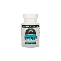 Source Naturals 소스내츄럴스 후퍼진A 200mcg 100정 후퍼진 Huperzine A 셀룰로스 스테아르산 cellulose stearic acid, 1개, 100개
