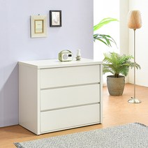 르페 3단 속깊은 서랍장 870(착불), 아이보리