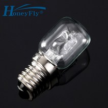 광파오븐 HoneyFly E14 오븐 토스터 스팀 할로겐 전구 220V-250V 25W 고온 램프 밥솥 후드 전자 레인지, 01 25W 220-250V_01 1pc