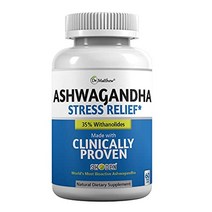 Rhodiola & 순수한 ashwagandha 캡슐 인삼추출물. 천연 스트레스 완화 코티솔 보충제. 35 withanolides. 여성용 무드 인핸서 & 수면