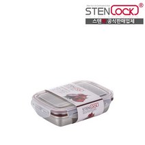 스텐락 클래식 직사각 밀폐용기 반찬통 5호 560ml, 1개