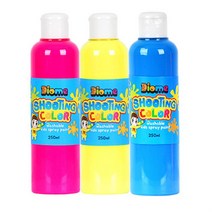 키즈맘아트 미술놀이 스프레이 물감 슈팅 컬러 리필 250ml x 3색 (A세트), 본상품