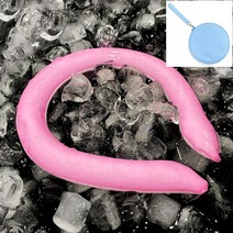 [스피드가운] 넥쿨러 Basic / 아이스목걸이 쿨스카프 얼음목걸이 넥쿨러용 보냉백, SET 넥쿨러 핑크 1개 + 보냉백 [블루]
