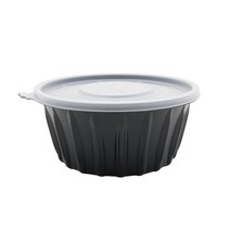 TY 195파이 냉면 칼국수 용기 대 검정, 1박스, 300개