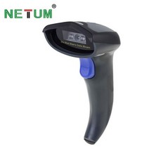 무선바코드스캐너 pda IOS 안드로이드와 바코드 스캐너 무선 리더 NT-W6 2.4G 핸드 헬드 NETUM W6 CCD, 01 Black