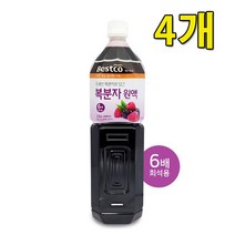 캠인노크 국내산 복분자로 담근 복분자 원액 1.5리터, 4개, 1.5L