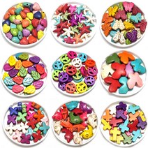 [ALL 비즈 하울라이트] 복음팔찌용 십자 나뭇잎 피스 하트 비즈공예, WK-06