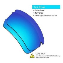 편광 교체 렌즈 오클리 플랙 2.0 아시안 핏 (AF) OO9271 선글라스용, Ice Blue-ShieldCoat