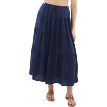 Riley Rae 여성 레이어드 롱 맥시 스커트